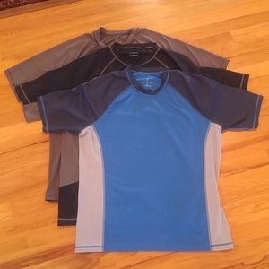 BUNDLE of MENS LANDS END swim shirts.